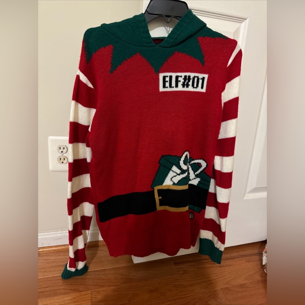 American stitch size S elf knit hoodie, elf #01 with ears, from Nordstrom